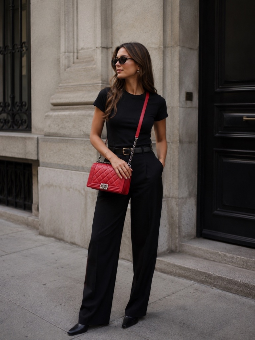 Chanel New Medium Red Boy Bag